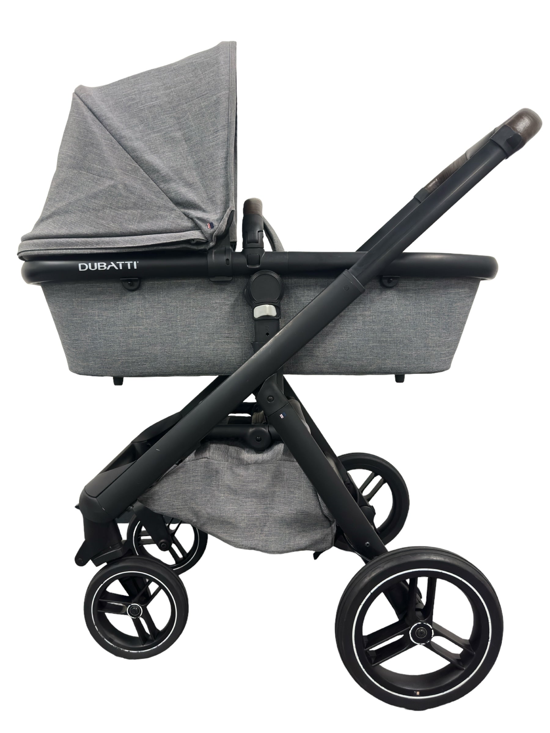 Black Dubatti Stroller Kinderwagen Dubatti Profile Dubatti